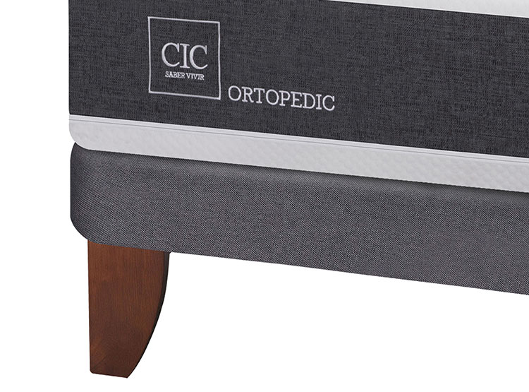JUEGO DE DORMITORIO CIC CAMA EUROPEA NEW ORTOPEDIC BN 2 PLAZAS + SET ESPRESSO - 3
