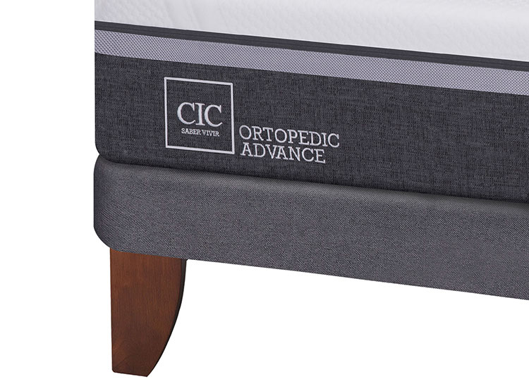 JUEGO DE DORMITORIO CIC CAMA EUROPEA ORTOPEDIC ADVANCE BD 2 PLAZAS + SET LEGNO - 4