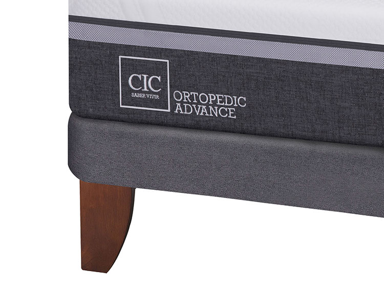 JUEGO DE DORMITORIO CIC CAMA EUROPEA ORTOPEDIC ADVANCE BD 2 PLAZAS + SET ESPRESSO - 4
