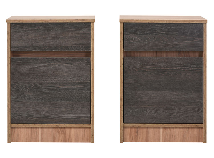 SET DE MUEBLES CIC 2 VELADOR + RESPALDO ESPRESSO 2 PLAZAS - 3