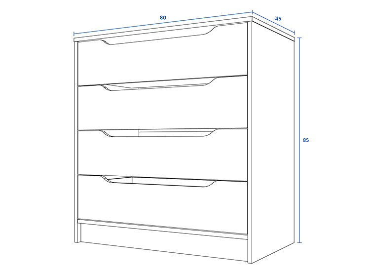 COMODA CIC LEGNO 4C - 5