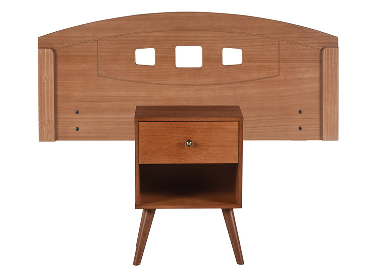 SET DE MUEBLES CIC GALES RESPALDO SINGLE + VELADOR - 1