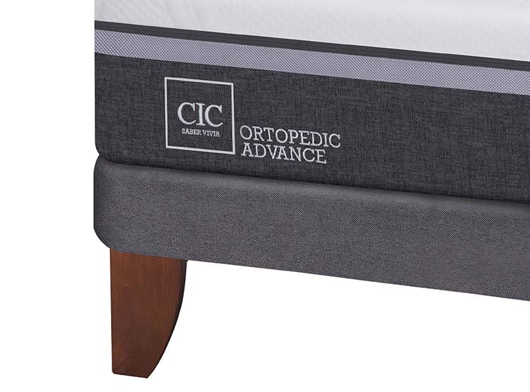 JUEGO DE DORMITORIO CIC CAMA EUROPEA ORTOPEDIC ADVANCE 1.5 PLAZAS + SET NEW GALES - 3