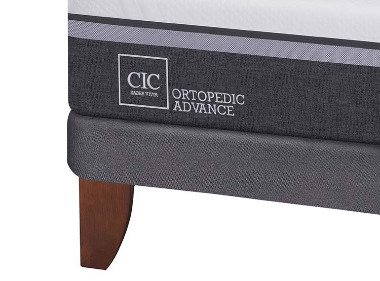 JUEGO DE DORMITORIO CIC CAMA EUROPEA ORTOPEDIC ADVANCE BN 2 PLAZAS + SET NEW GALES - 3