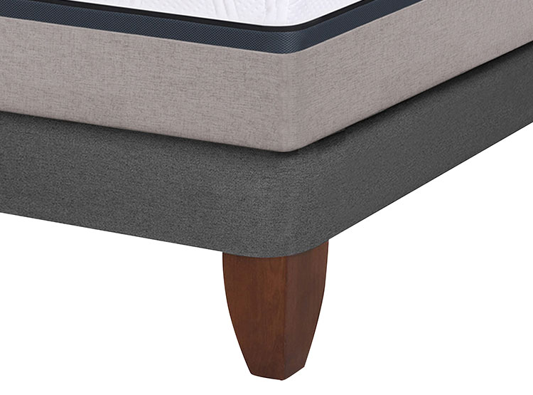 JUEGO DE DORMITORIO CIC CAMA EUROPEA BALANCE BD 2 PLAZAS + VELADORES NEW DUBLIN CHOCOLATE - 4
