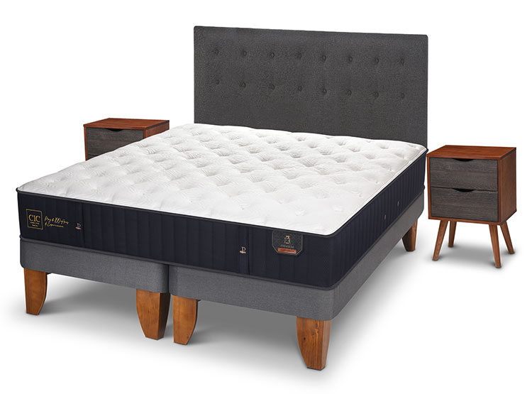 JUEGO DE DORMITORIO CIC CAMA EUROPEA PREMIUM KING + SET EUFRATES - 2