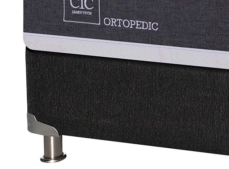 JUEGO DE DORMITORIO CIC CAMA EUROPEA NEW ORTOPEDIC BN 2 PLAZAS + SET BAKER - 3