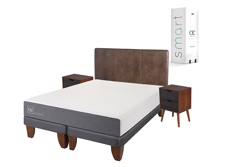 JUEGO DE DORMITORIO CIC CAMA EUROPEA SMART BD KING + SET BAKER - 2