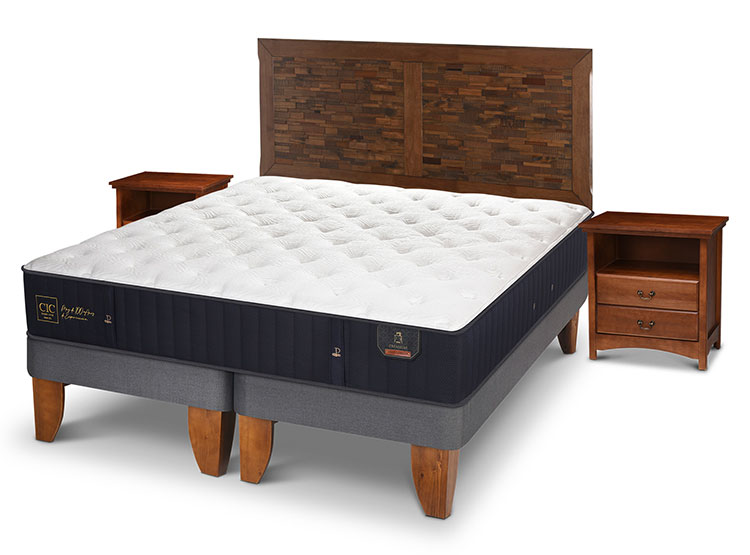 JUEGO DE DORMITORIO CIC CAMA EUROPEA PREMIUM KING + SET ANTIQUE - 2