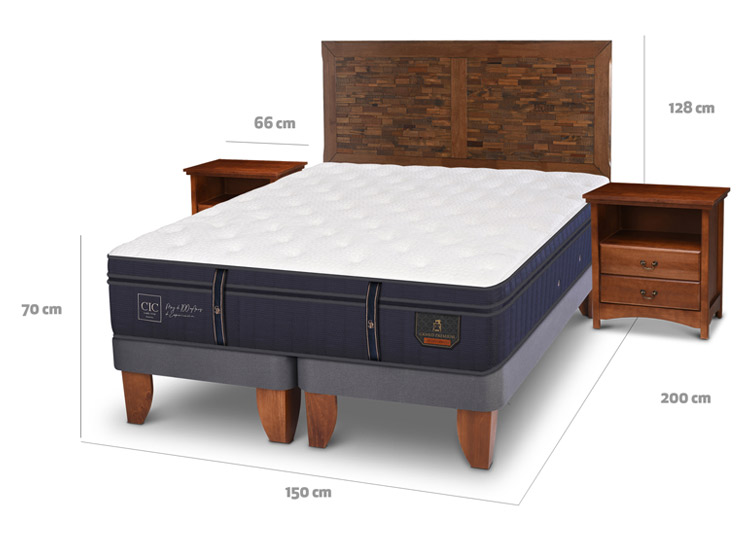 CAMA EUROPEA CIC GRAND PREMIUM BD 2 PL + SET ANTIQUE - 11