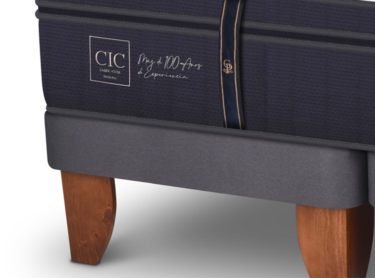 JUEGO DE DORMITORIO CIC CAMA EUROPEA GRAND PREMIUM BD 2 PLAZAS + SET KAVERY - 3