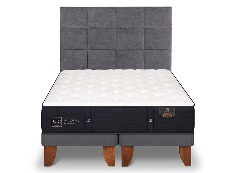CAMA EUROPEA CIC PREMIUM BD 2 PLAZAS + RESPALDO TAMESIS - 1