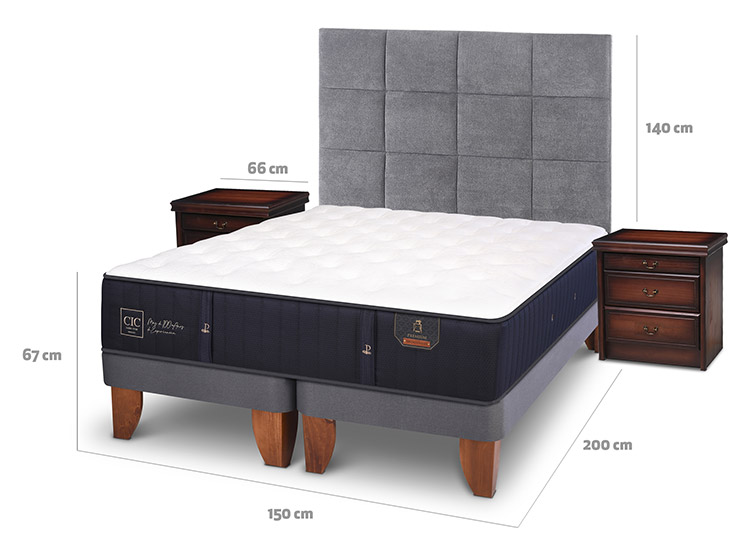 CAMA EUROPEA CIC PREMIUM BD 2 PLAZAS + SET TAMESIS - 3