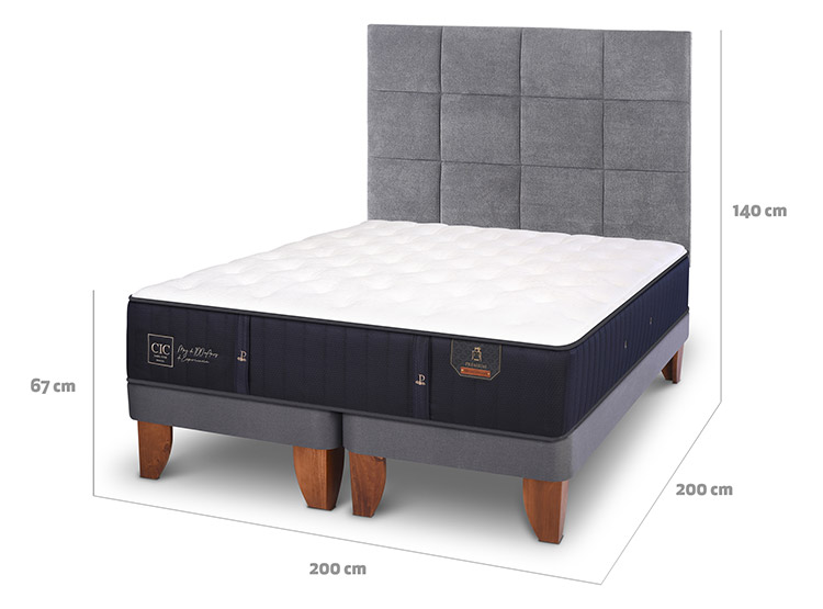 CAMA EUROPEA CIC PREMIUM SUPER KING + RESPALDO TAMESIS - 3