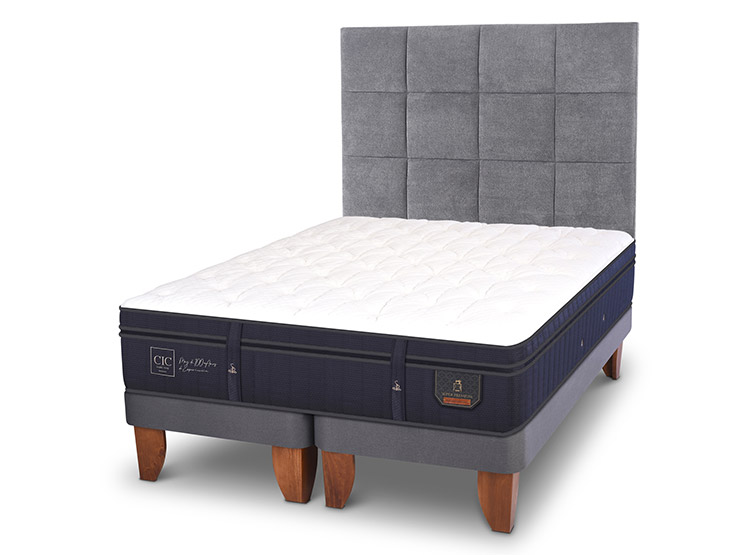 CAMA EUROPEA CIC SUPER PREMIUM BD 2 PLAZAS + RESPALDO TAMESIS - 2