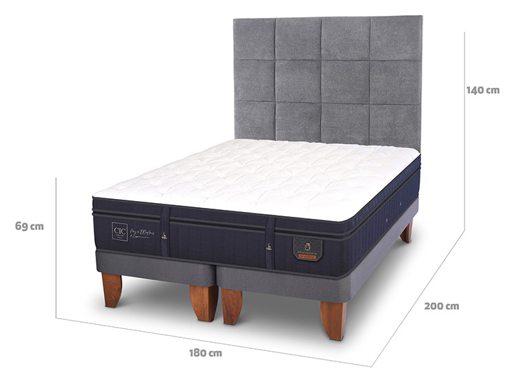 CAMA EUROPEA CIC SUPER PREMIUM KING + RESPALDO TAMESIS - 3