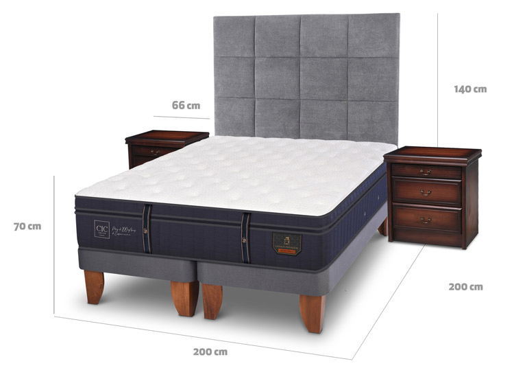 CAMA EUROPEA CIC GRAND PREMIUM SUPER KING + SET TAMESIS - 11