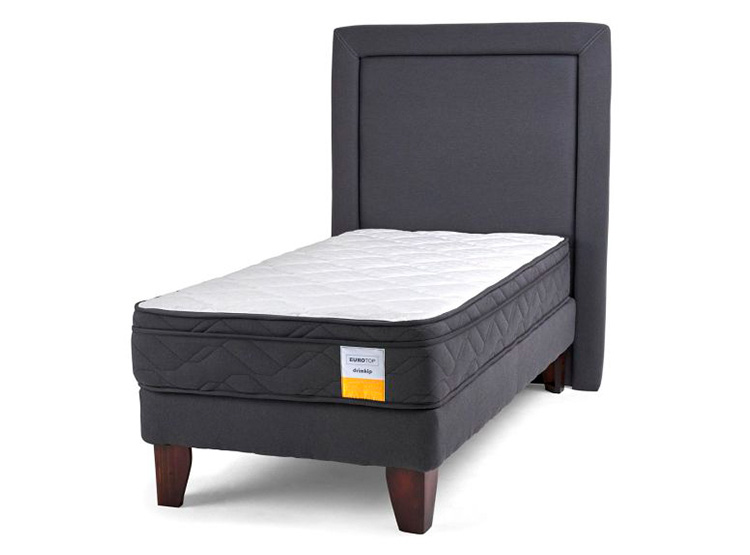 JUEGO DE DORMITORIO DRIMKIP CAMA EUROPEA PLUS 1 PLAZA + RESPALDO - 1