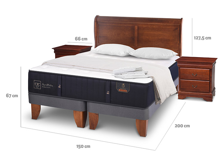 CAMA EUROPEA CIC PREMIUM BD 2 PL + SET MIRO - 3
