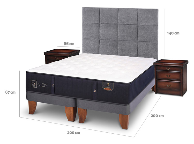CAMA EUROPEA CIC PREMIUM SUPER KING + SET TAMESIS - 3