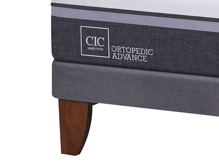 JUEGO DE DORMITORIO CIC CAMA EUROPEA ORTOPEDIC ADVANCE 1.5 PLAZAS + SET ARES - 3