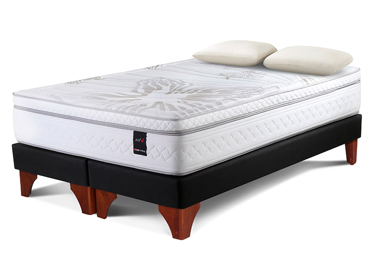 BOX SPRING ROSEN ART 4 BD KING + ALMOHADAS MMAX - 1