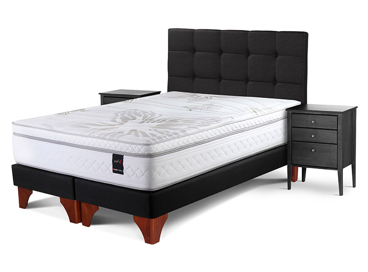 BOX SPRING ROSEN ART 4 BD KING + SET ISSEY GRAFITO - 1