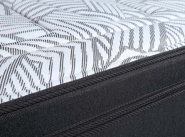 BOX SPRING ROSEN TEMPO BD KING + RESPALDO ISSEY GRAFITO - 6