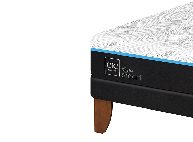 JUEGO DE DORMITORIO CIC CAMA EUROPEA GREEN INFINITY BD 2 PLAZAS + SET EUFRATES - 4