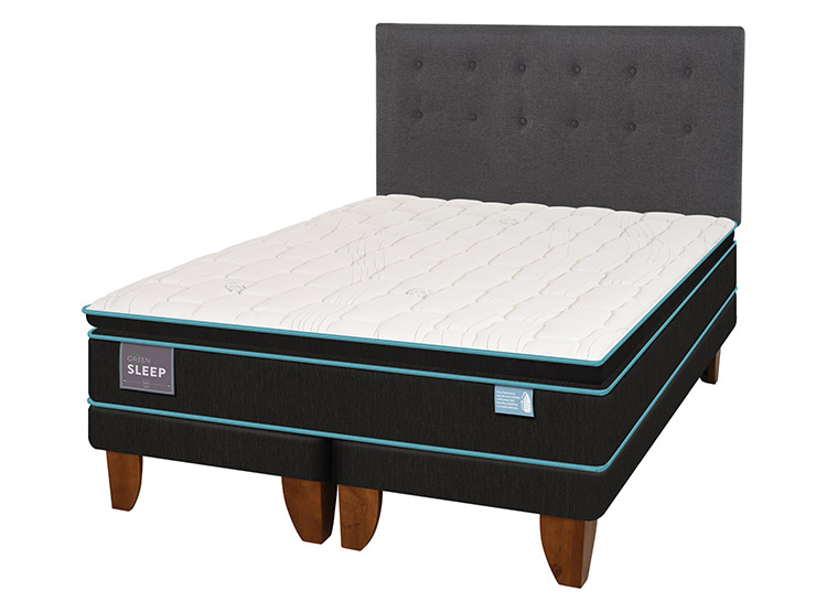 JUEGO DE DORMITORIO CIC CAMA EUROPEA GREEN SLEEP BD KING + RESPALDO EUFRATES - 2