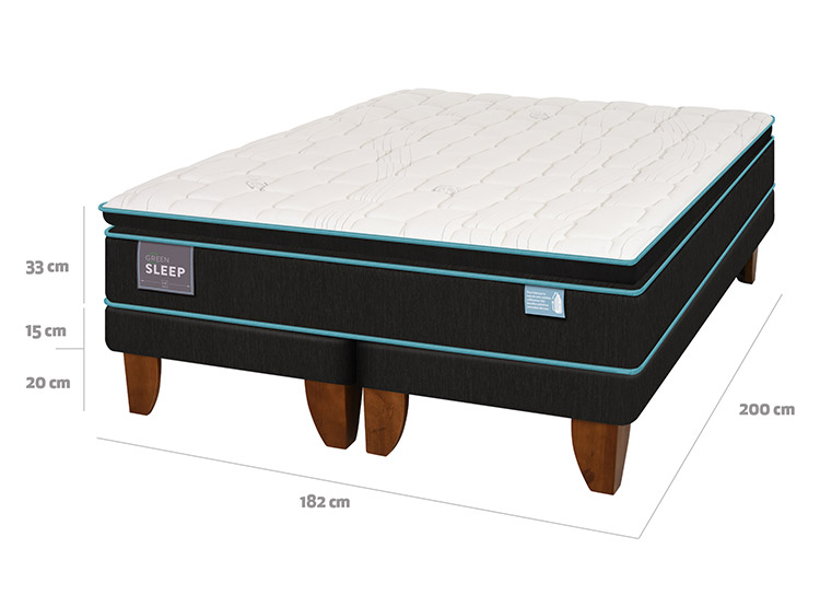 CAMA EUROPEA CIC GREEN SLEEP BD KING - 3
