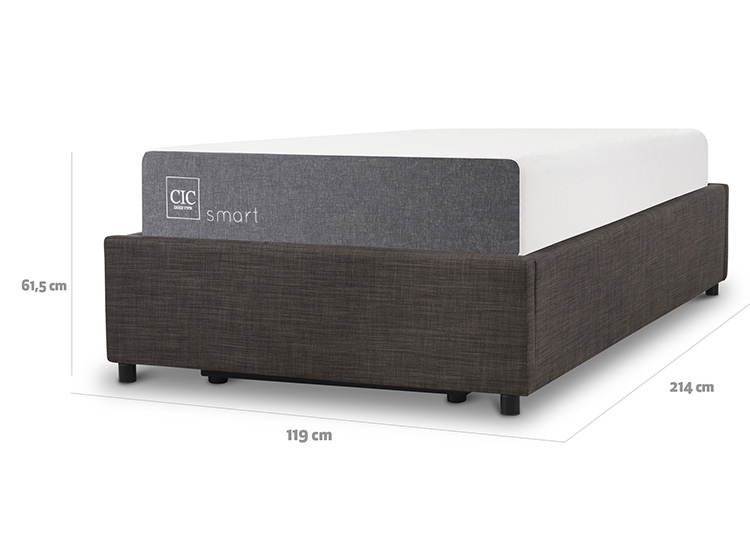 CAMA BOX CIC SMART SPACE 1.5 PLAZAS - 4