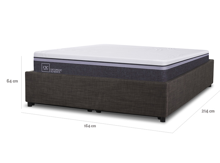CAMA BOX CIC ORTOPEDIC ADVANCE SPACE 2 PLAZAS - 4