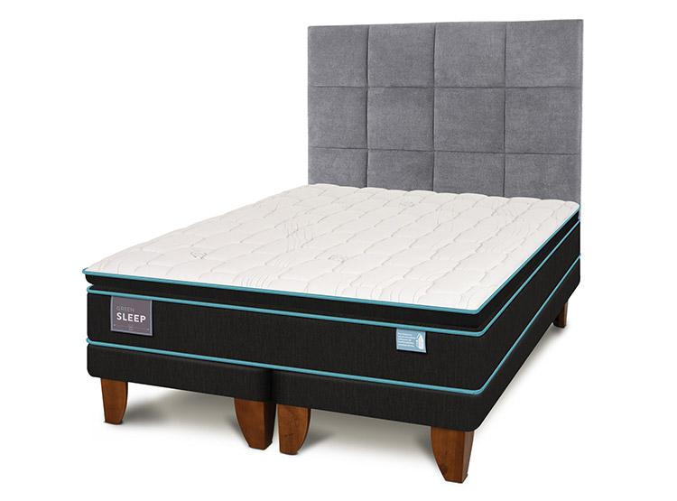 CAMA EUROPEA CIC GREEN SLEEP BD 2 PLAZAS + RESPALDO TAMESIS - 2