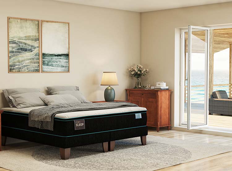 CAMA EUROPEA CIC GREEN SLEEP BD 2 PLAZAS + RESPALDO TAMESIS - 6