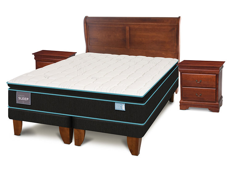 JUEGO DE DORMITORIO CIC CAMA EUROPEA GREEN SLEEP BD 2 PLAZAS + SET MIRO - 2