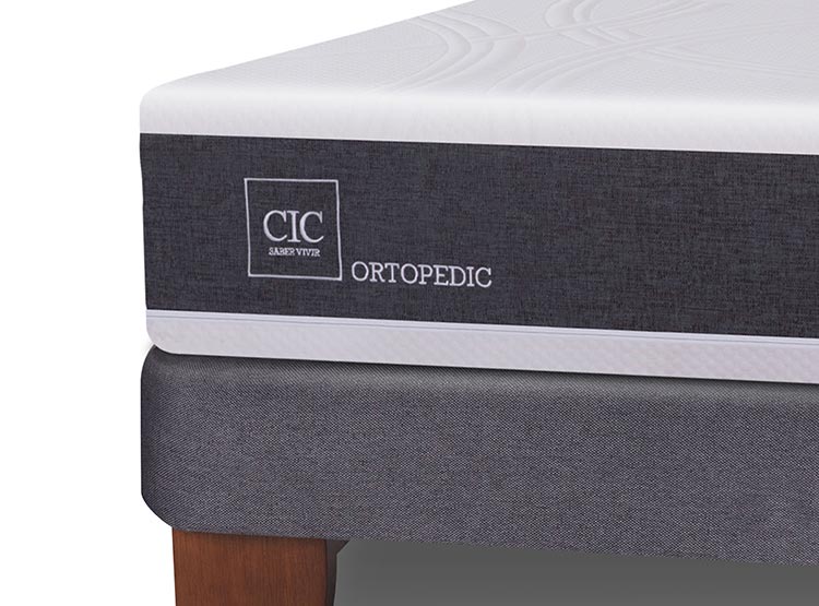JUEGO DE DORMITORIO CIC CAMA EUROPEA ORTOPEDIC BD 2 PLAZAS + VELADORES NIGER - 4