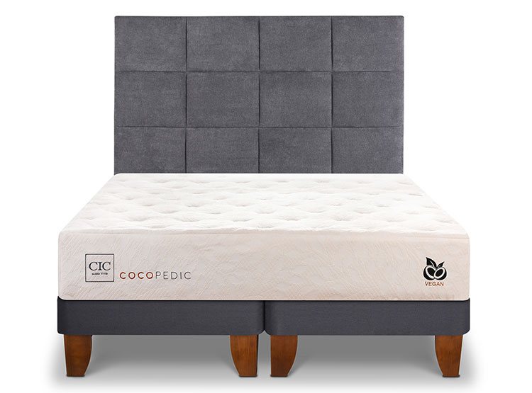 CAMA EUROPEA CIC COCOPEDIC BD 2 PLAZAS + RESPALDO TAMESIS - 1
