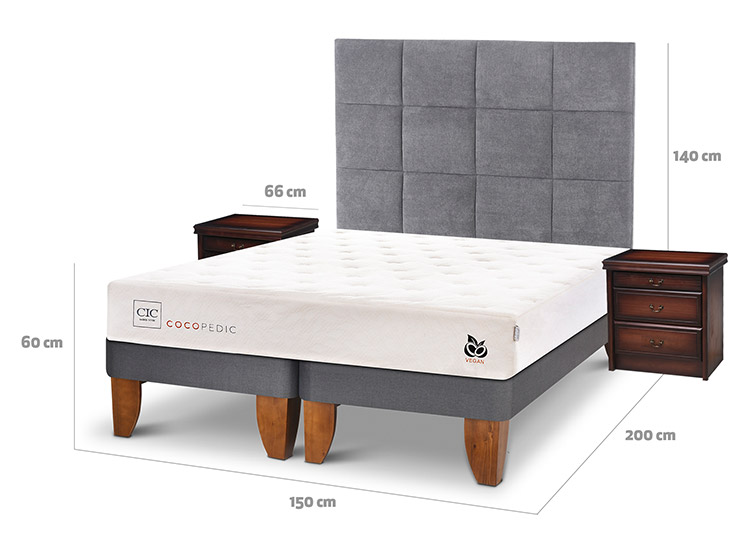 CAMA EUROPEA CIC COCOPEDIC BD 2 PLAZAS + SET TAMESIS - 3