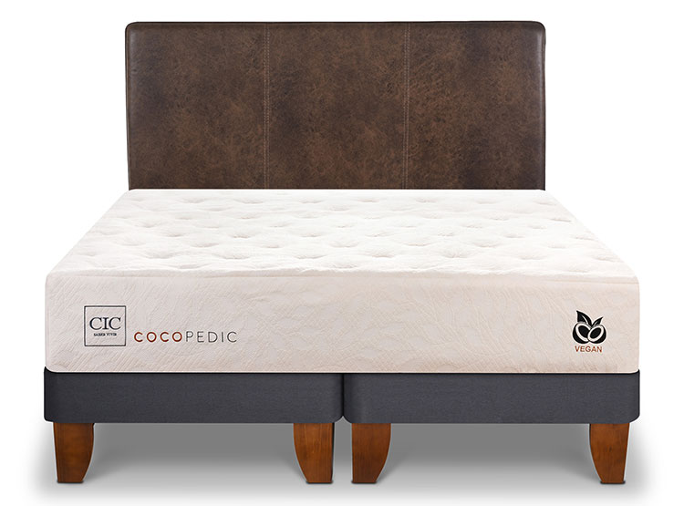 JUEGO DE DORMITORIO CIC CAMA EUROPEA COCOPEDIC BD KING + RESPALDO BAKER - 1