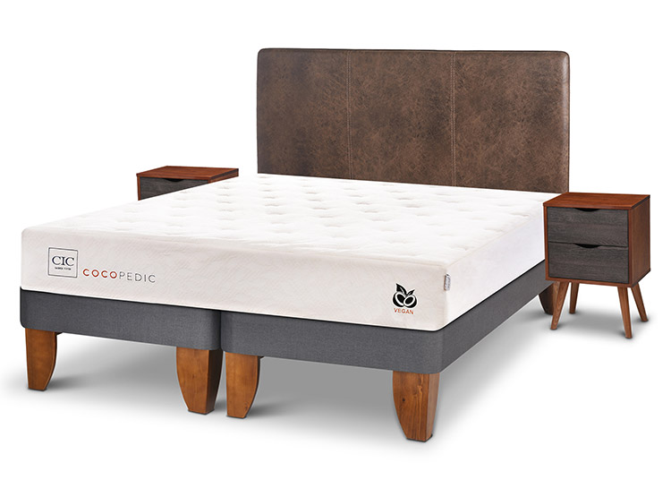 JUEGO DE DORMITORIO CIC CAMA EUROPEA COCOPEDIC BD KING + SET BAKER - 2