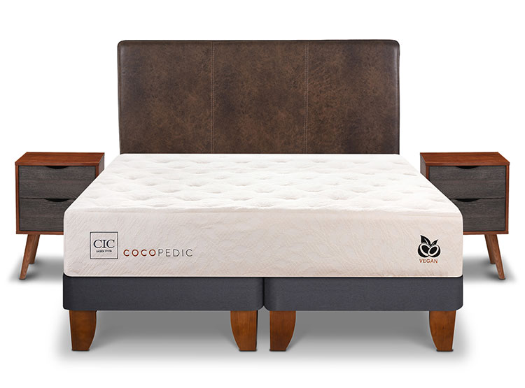 JUEGO DE DORMITORIO CIC CAMA EUROPEA COCOPEDIC BD KING + SET BAKER - 1