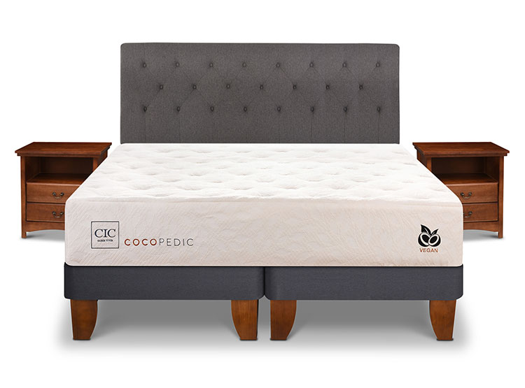 JUEGO DE DORMITORIO CIC CAMA EUROPEA COCOPEDIC BD KING + SET KAVERY - 1