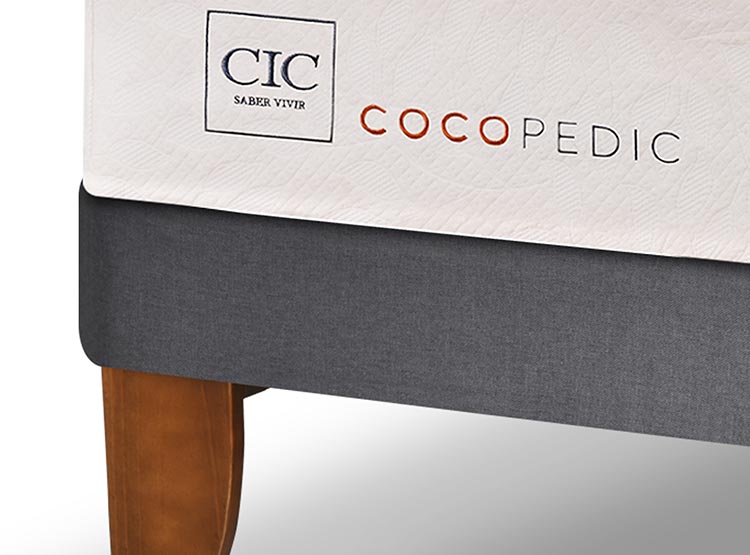 JUEGO DE DORMITORIO CIC CAMA EUROPEA COCOPEDIC BD KING + SET MILAN - 4