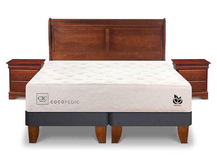 JUEGO DE DORMITORIO CIC CAMA EUROPEA COCOPEDIC BD KING + SET MIRO - 1