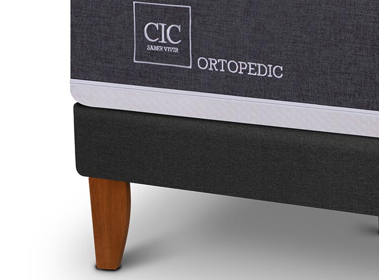 CAMA EUROPEA CIC CURVE NEW ORTOPEDIC 1.5 PLAZAS - 4