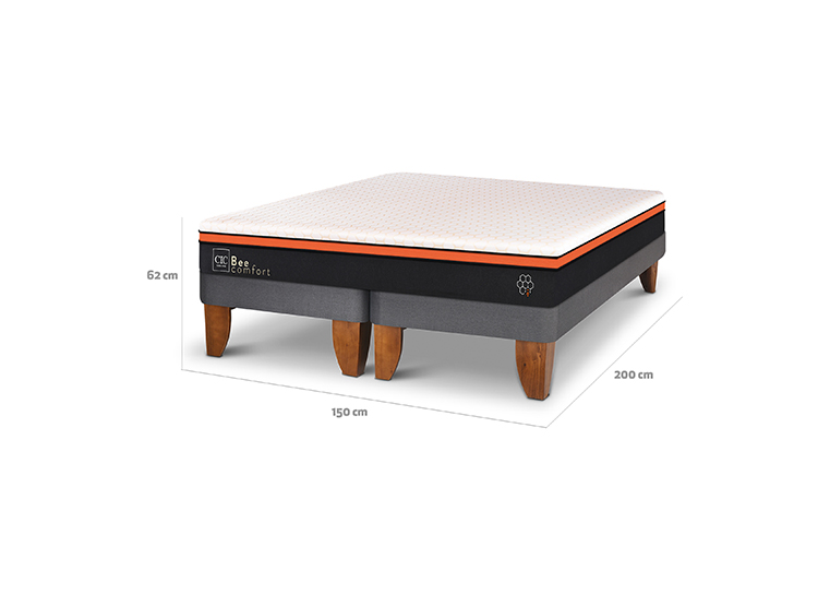 CAMA EUROPEA CIC BEE COMFORT BD 2 PLAZAS - 3