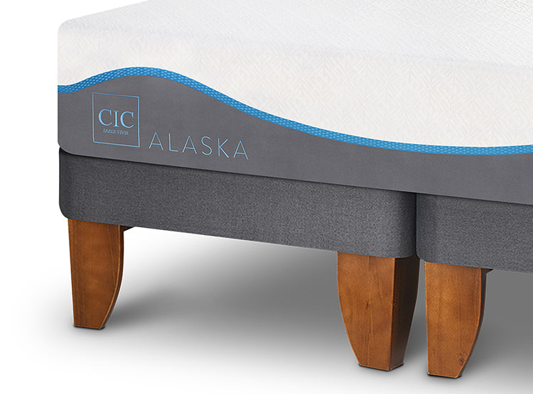 JUEGO DE DORMITORIO CIC CAMA EUROPEA ALASKA BD 2 PLAZAS + SET NEW TORINO - 4