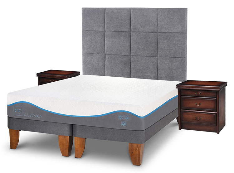 CAMA EUROPEA CIC ALASKA BD 2 PLAZAS + SET TAMESIS - 2