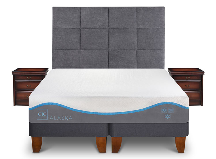 CAMA EUROPEA CIC ALASKA BD 2 PLAZAS + SET TAMESIS - 1